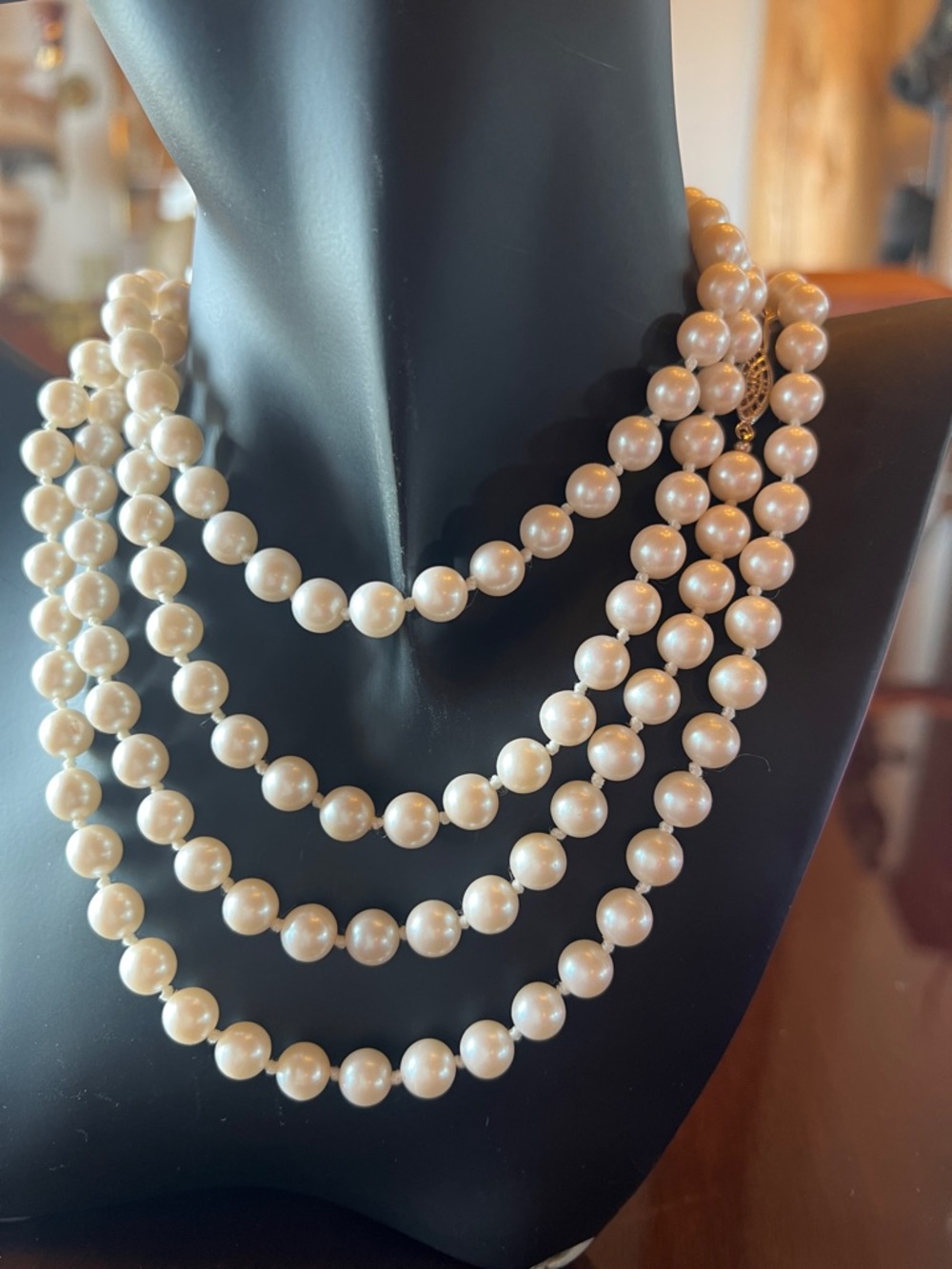 Vintage faux pearl